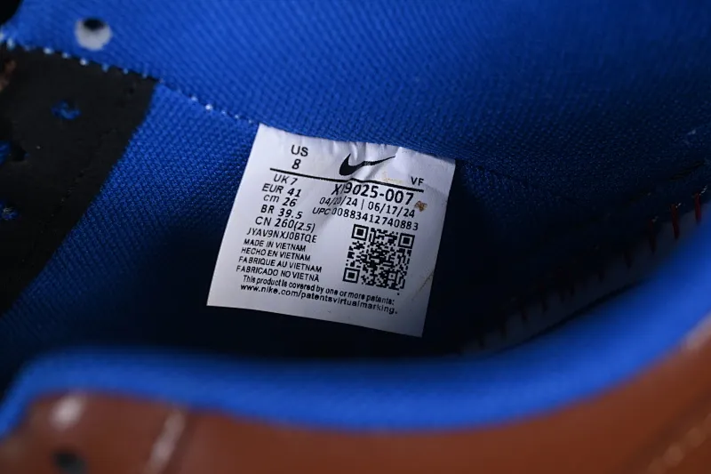 All categories Nk Air Force 1 Air Force series Nk Air Force 1 Low Air Force low top Nike Air Force 1'07 Low Year of the Horse joint name Tan Brown Blue Air Force 1 low top casual sneakers XY9025-007